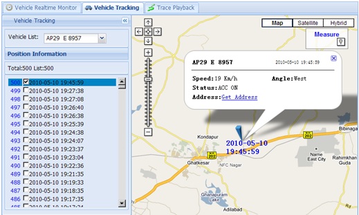 Web base tracking system